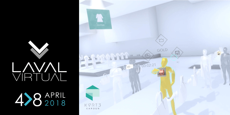 世界最大のVRフェスティバル「LAVAL VIRTUAL2018」に「K∀RT3 GARDEN」が採択されました